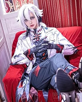 原神　アルレッキーノ　コスプレ衣装、ウィッグ Amazon.co.jp: [神併良品] アルレッキーノ コスプレ ウィッグ